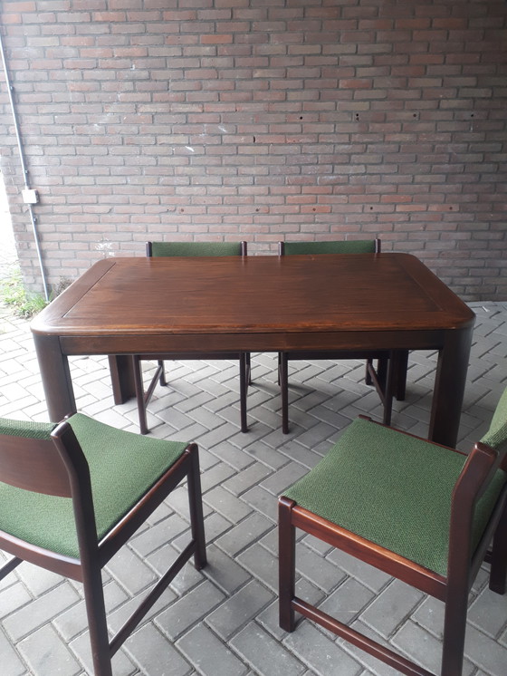 Image 1 of 70's eiken tafel eettafel