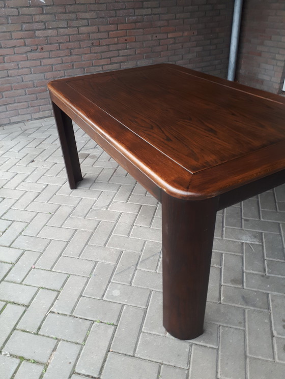 Image 1 of 70's eiken tafel eettafel