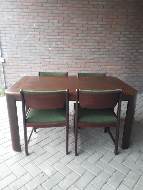 Image 1 of 70's eiken tafel eettafel