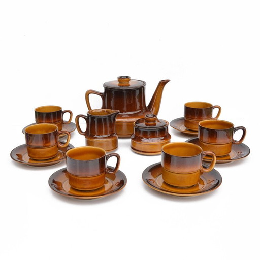 Vintage Ania porseleinen koffieset door K. Kowalski voor Zakłady Porcelitu Stolowego