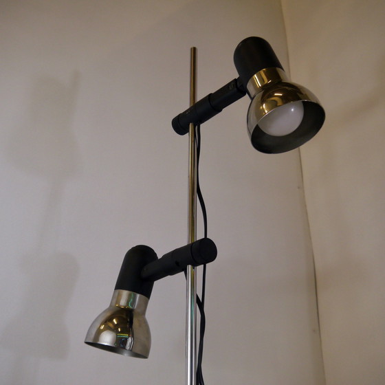 Image 1 of Vintage Vloerlamp Met Dubbele Spots