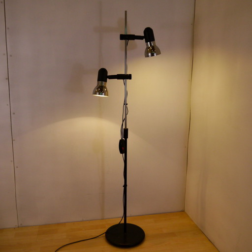 Vintage Vloerlamp Met Dubbele Spots