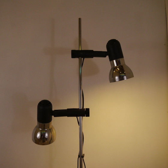 Image 1 of Vintage Vloerlamp Met Dubbele Spots