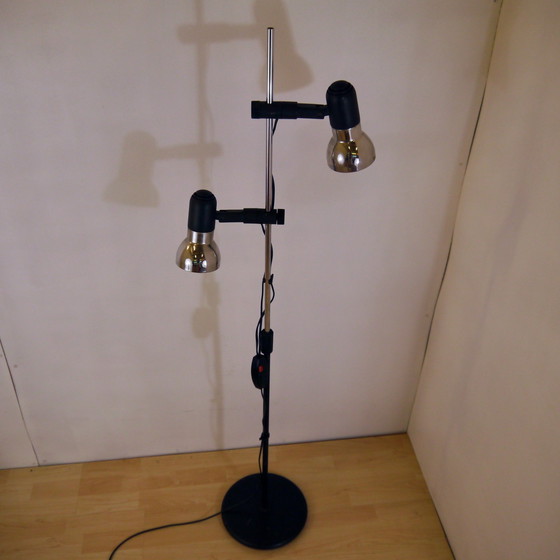 Image 1 of Vintage Vloerlamp Met Dubbele Spots