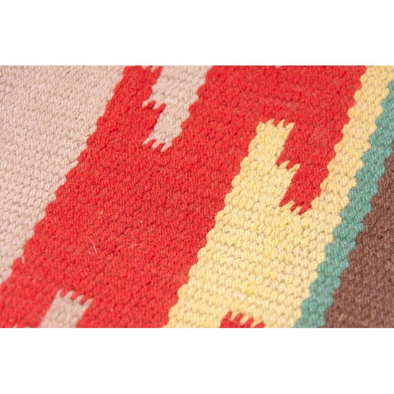 Image 1 of Mid century modern vloerkleed Kelim 1960