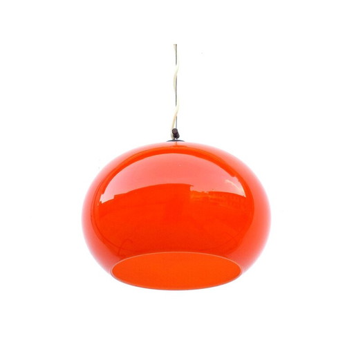 Vintage glazen wandlamp van Alessandro Pianon Lumenform Italië 1960