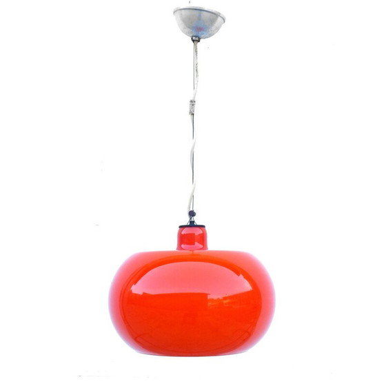 Image 1 of Vintage glazen wandlamp van Alessandro Pianon Lumenform Italië 1960