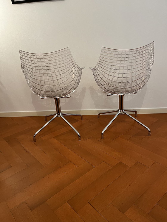 Image 1 of 2x Meridiana Stoelen Door Christophe Pillet Voor Driade