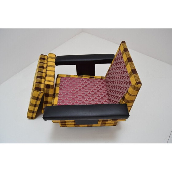 Image 1 of Vintage fauteuil met wielen 1970