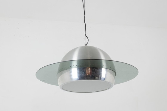 Image 1 of Hanglamp in space age stijl. 1970s.