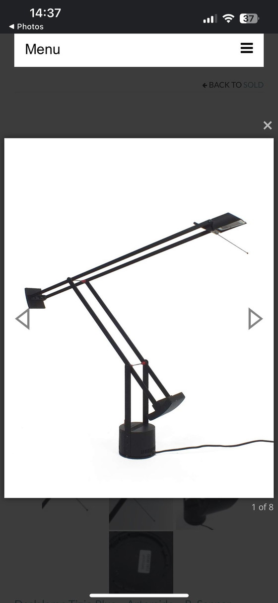 Image 1 of Bureaulamp Tizio Plus - Artemide - R. Sapper