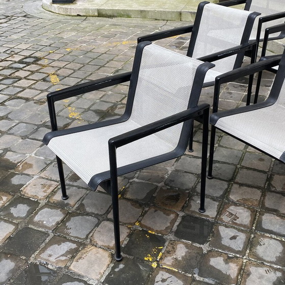 Image 1 of Paar vintage aluminium fauteuils van Richard Schultz, Italië 1966