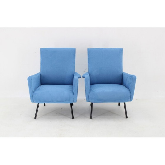 Image 1 of Paar vintage Italiaanse fauteuils, jaren 1960