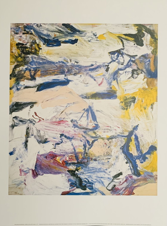 Image 1 of Willem De Kooning: “Noord-Atlantisch Licht, 1977”. 