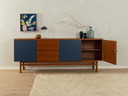 vintage dressoir met donkerblauw formica