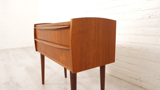 Image 1 of Vintage Deense Ladekast | Nachtkastje | Teak | 2 Lades