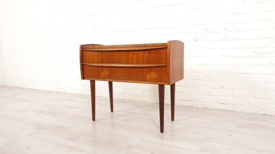 Image 1 of Vintage Deense Ladekast | Nachtkastje | Teak | 2 Lades