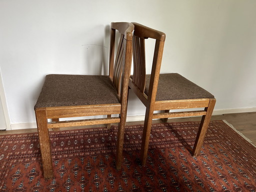 2x Vintage Stoelen Naar Deens Design