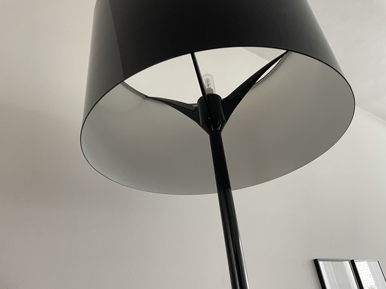 Image 1 of 2x Flos Spun Light Vloerlamp Zwart