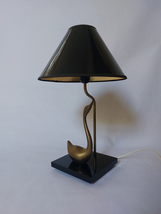 Swan table lamp