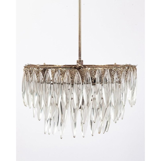 Image 1 of Vintage metalen hanglamp van Bakalowits en Söhne, 1960