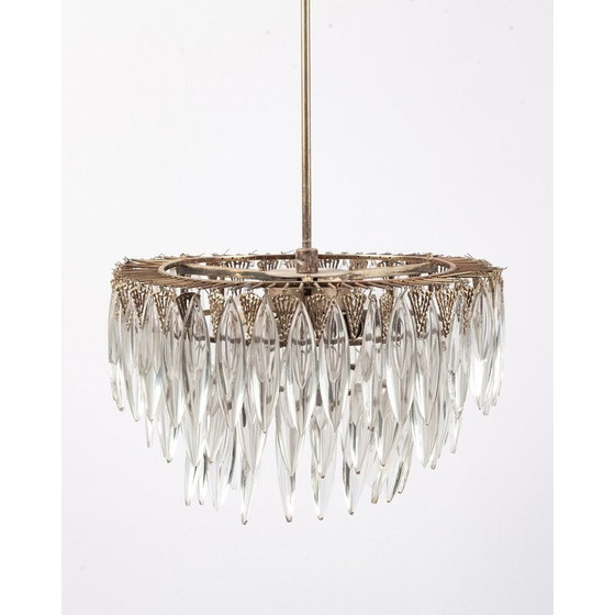 Image 1 of Vintage metalen hanglamp van Bakalowits en Söhne, 1960