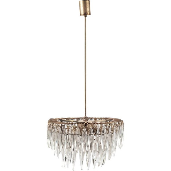 Image 1 of Vintage metalen hanglamp van Bakalowits en Söhne, 1960