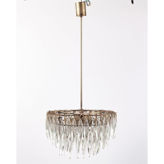 Image 1 of Vintage metalen hanglamp van Bakalowits en Söhne, 1960