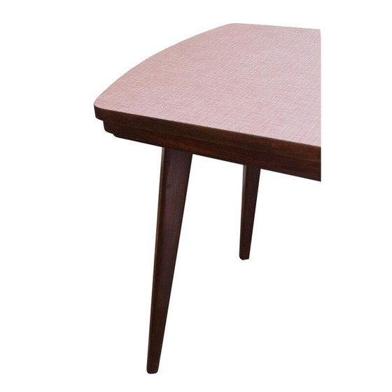 Image 1 of Vintage bijzettafel met verstelbaar formica blad, Tsjecho-Slowakije 1960
