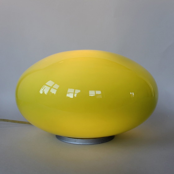 Image 1 of Vintage Glas bol XL tafellamp