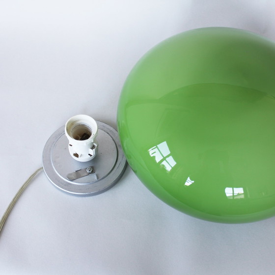 Image 1 of Vintage Glas bol XL tafellamp