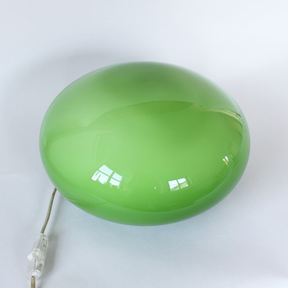 Image 1 of Vintage Glas bol XL tafellamp