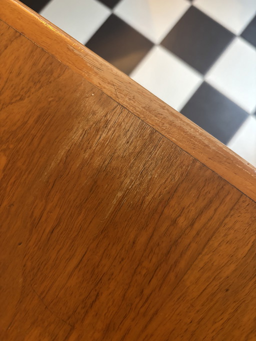 Notenhout Tafel Bureau Jaren '60