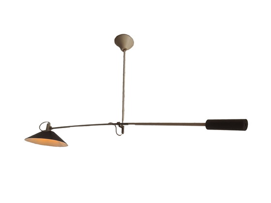 Image 1 of  Anvia J.J.M. Hoogervorst - Plafondlamp - "Hengellamp" Ca, 1950 / 1955