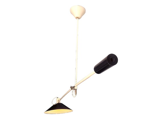 Image 1 of  Anvia J.J.M. Hoogervorst - Plafondlamp - "Hengellamp" Ca, 1950 / 1955