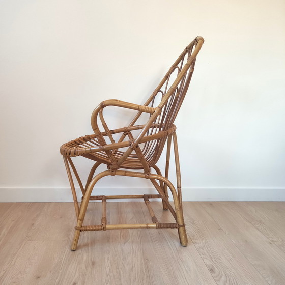 Image 1 of Vintage Rotan Lounge Stoel