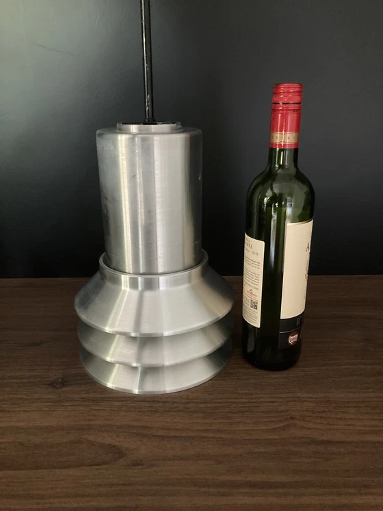 Image 1 of Vintage hanglamp jaren 60 aluminium