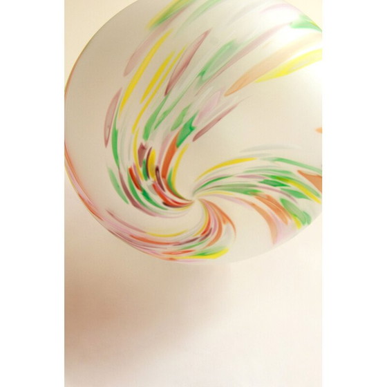 Image 1 of Vintage Primavera pastel Murano glazen hanglamp, Italië 1970