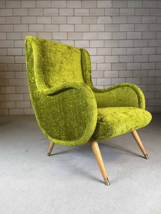 Image 1 of 2X Italian Design Jaren '50 Fauteuil