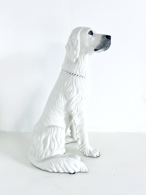 Image 1 of Keramieken Engelse Setter, Italië Jaren ‘70