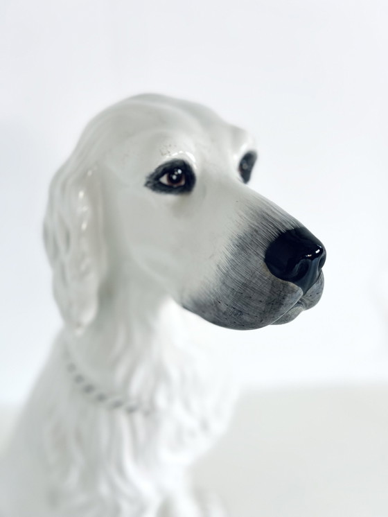 Image 1 of Keramieken Engelse Setter, Italië Jaren ‘70