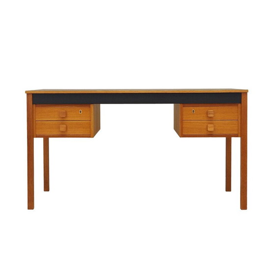 Image 1 of Vintage essenhouten bureau, Denemarken 1970