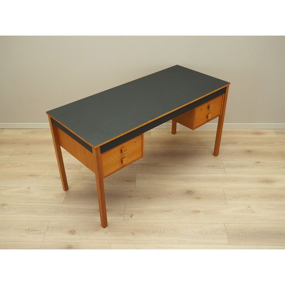 Image 1 of Vintage essenhouten bureau, Denemarken 1970