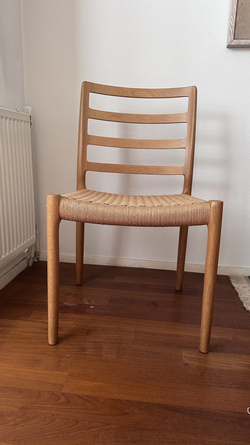 4x Niels Möller nr. 85 eetkamerstoelen