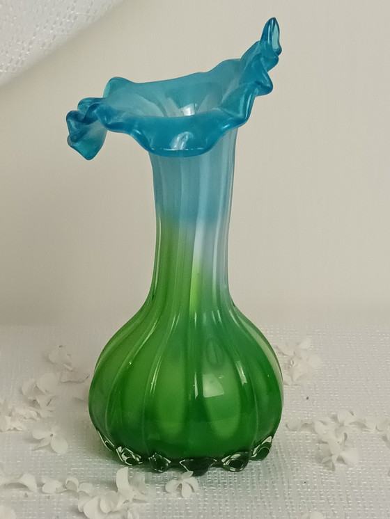 Image 1 of Corolle Geblazen Glas Soliflore Italië