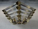 Vintage Bakalowits & Sohne hexagon chandelier