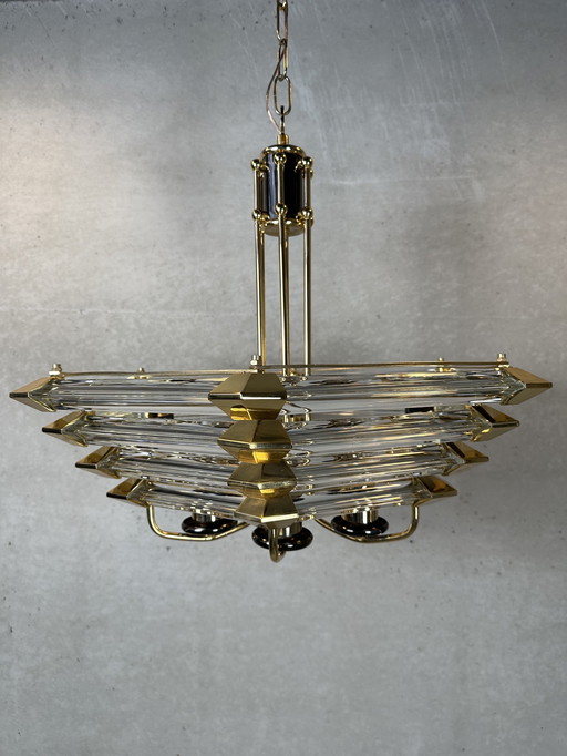 Vintage Bakalowits & Sohne hexagon chandelier