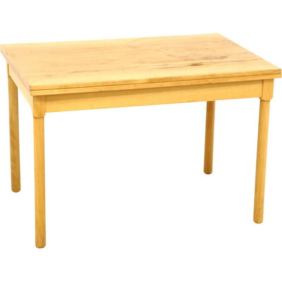 Image 1 of Scandinavische eikenhouten salontafel van Børge Mogensen voor Fritz Hansen, Denemarken 1960