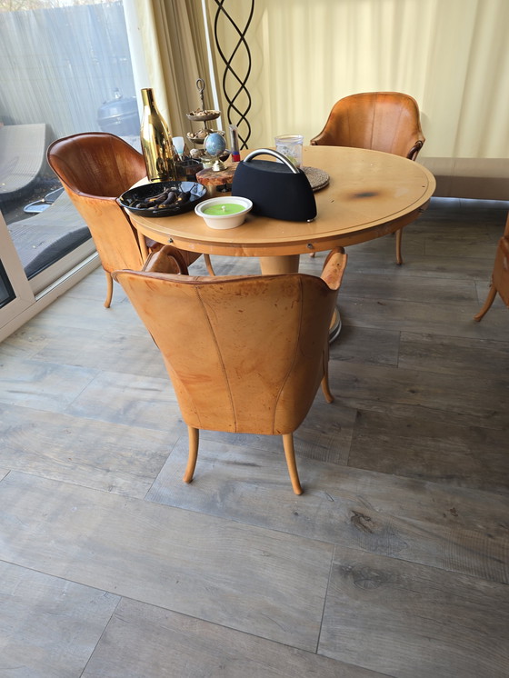 Image 1 of Giorgetti Eettafel En Stoelen