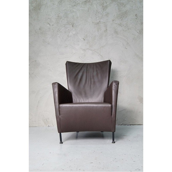 Image 1 of Vintage Leren Windy Fauteuil van Gijs Papavoine voor Montis, 1990
